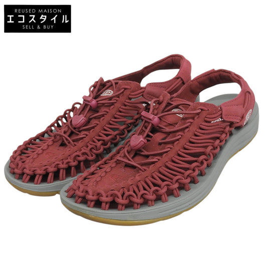 KEEN キーン 美品 UNEEK 3C オープン エア スニーカー シューズ メンズ レッド系 25.5cm 1017036 シューズ