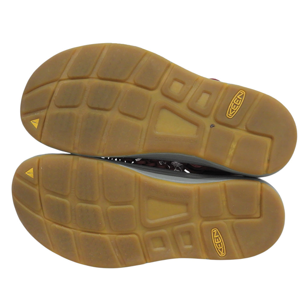 KEEN キーン 美品 UNEEK 3C オープン エア スニーカー シューズ メンズ レッド系 25.5cm 1017036 シューズ