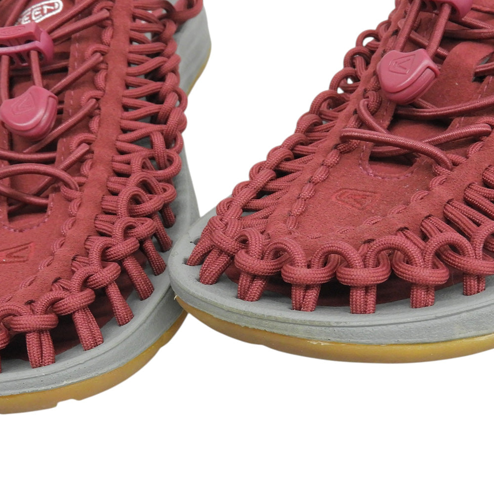 KEEN キーン 美品 UNEEK 3C オープン エア スニーカー シューズ メンズ レッド系 25.5cm 1017036 シューズ
