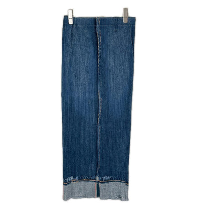 PLEATS PLEASE プリーツプリーズ 00年製 PP02-JG701 デニム転写プリーツデニム ボトムス