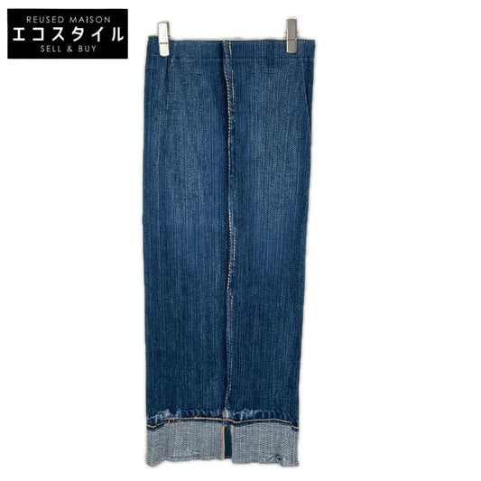 PLEATS PLEASE プリーツプリーズ 00年製 PP02-JG701 デニム転写プリーツデニム ボトムス