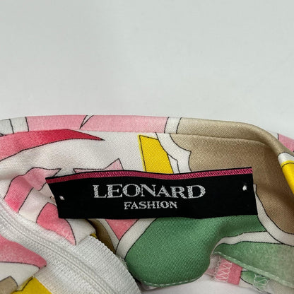 LEONARD レオナール 0350244 ピンク 総柄 ノースリーブワンピース ワンピース
