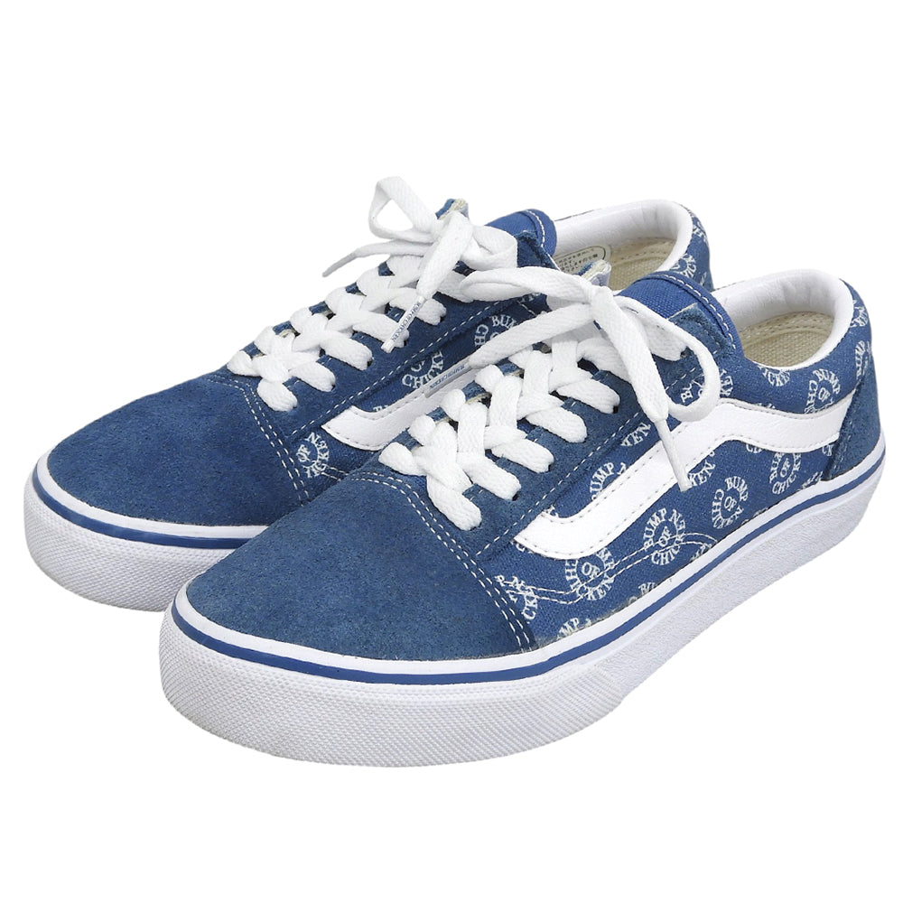 VANS バンズ 美品 BUMP OF CHICKEN OLD SKOOL スニーカー シューズ レディース ブルー 24cm シューズ