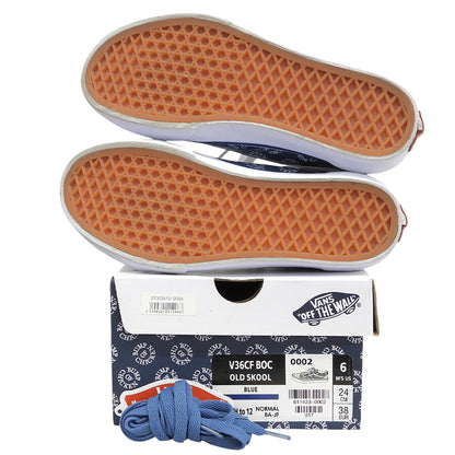 VANS バンズ 美品 BUMP OF CHICKEN OLD SKOOL スニーカー シューズ レディース ブルー 24cm シューズ