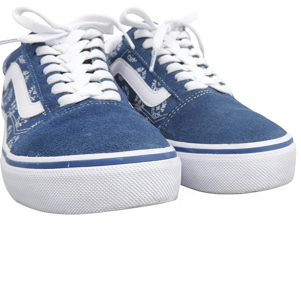 VANS バンズ 美品 BUMP OF CHICKEN OLD SKOOL スニーカー シューズ レディース ブルー 24cm シューズ