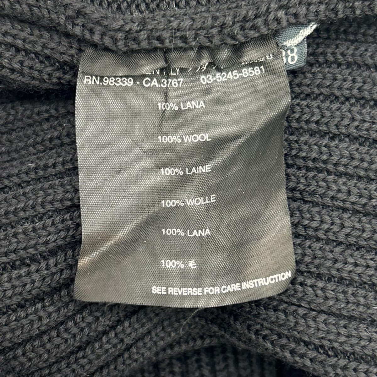 PRADA SPORT プラダスポーツ ブラック タートルネック ニット トップス