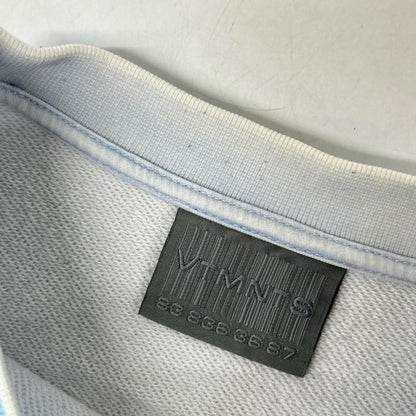 VETEMENTS ヴェトモン ホワイト×ブルー　コットン　スカイプリントパーカー トップス