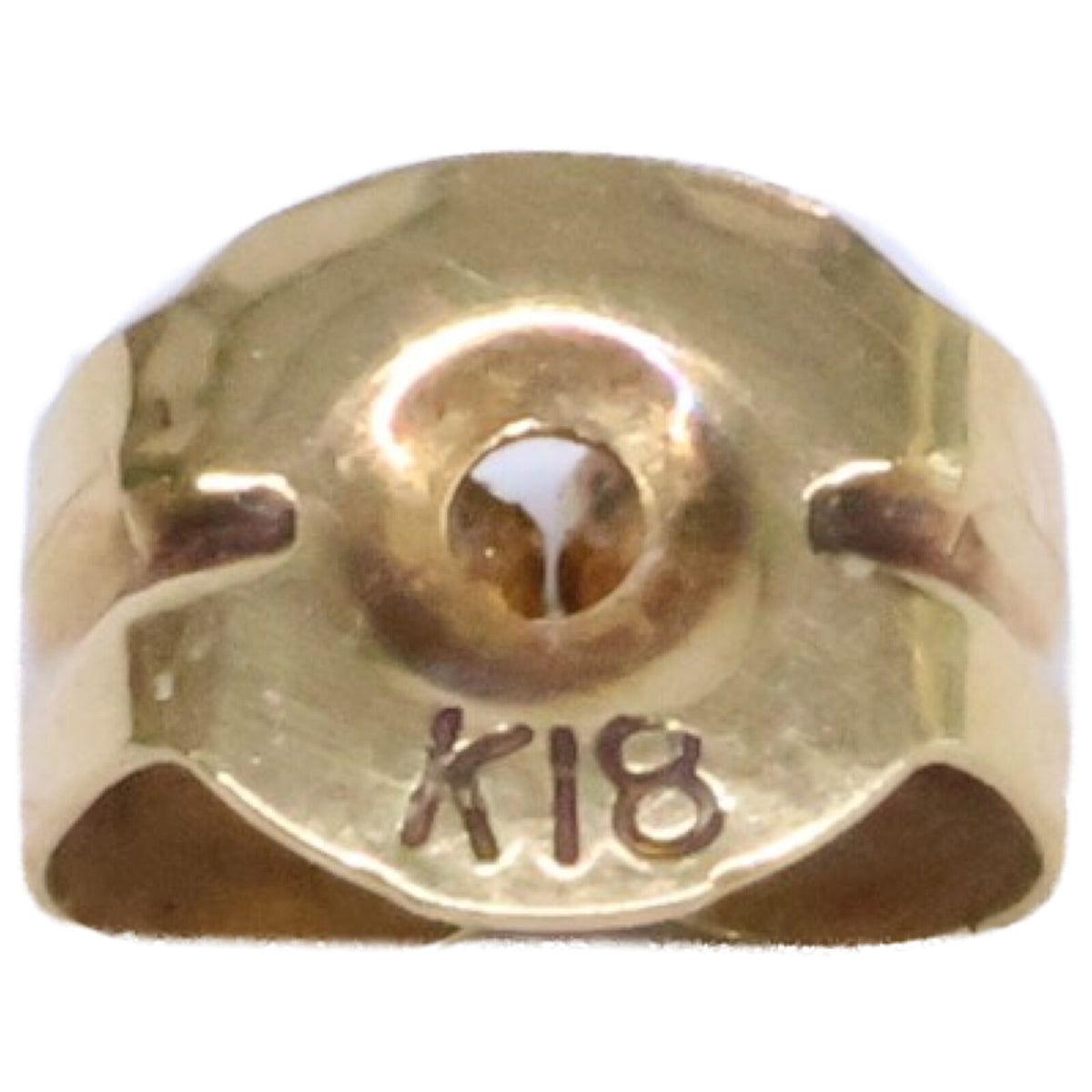 AHKAH アーカー 【美品】AK1644010400 Au750 D0.01刻印 シェリー ダイヤモンド ピアス