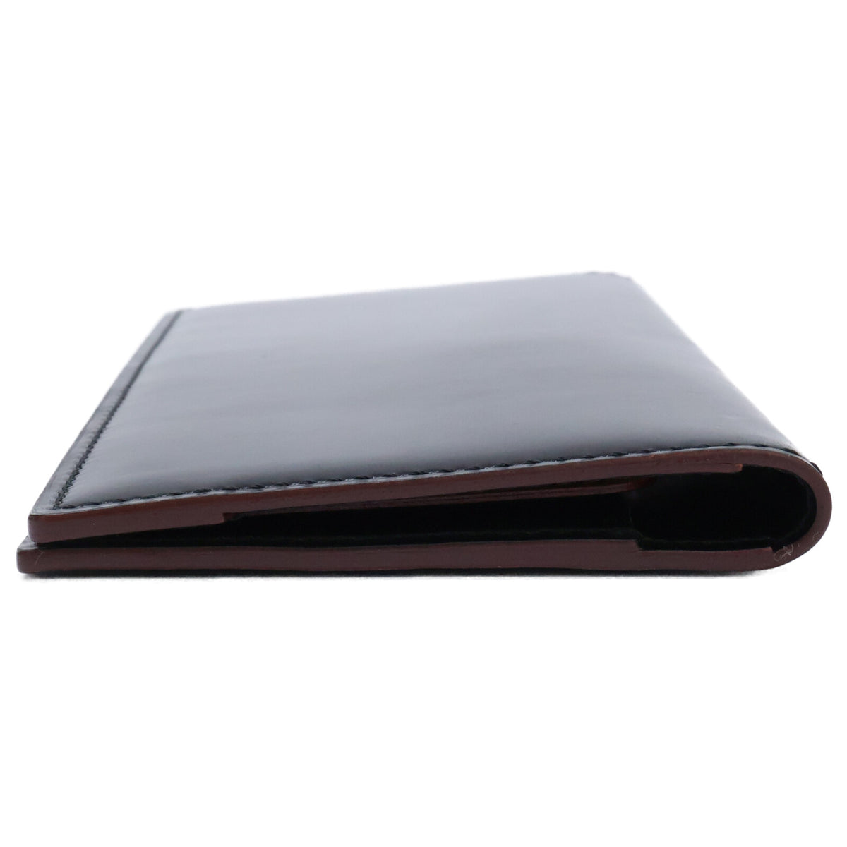GANZO ガンゾ 【美品】57127 SHELL CORDOVAN 2 シェルコードバン2 マチ無し長財布 長財布（小銭入れなし）