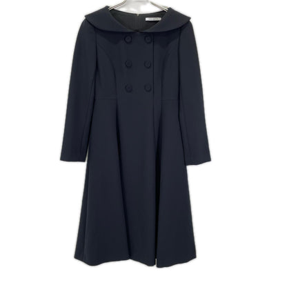 FOXEY NEW YORK フォクシーニューヨーク 45128 25年製 Dress Audrey オードリー ショールカラー フレアワンピース ワンピース