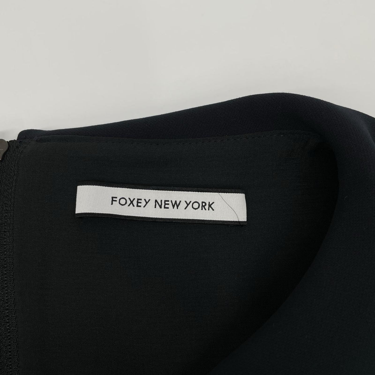 FOXEY NEW YORK フォクシーニューヨーク 45128 25年製 Dress Audrey オードリー ショールカラー フレアワンピース ワンピース