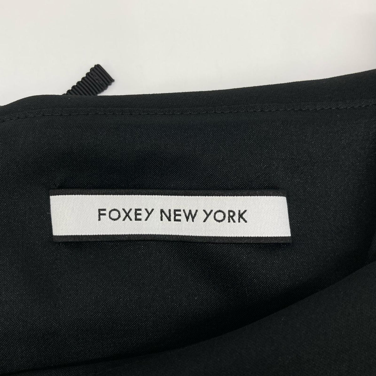 FOXEY NEW YORK フォクシーニューヨーク 43732 23年製 ブラック ドレス シャトー ワンピース ワンピース