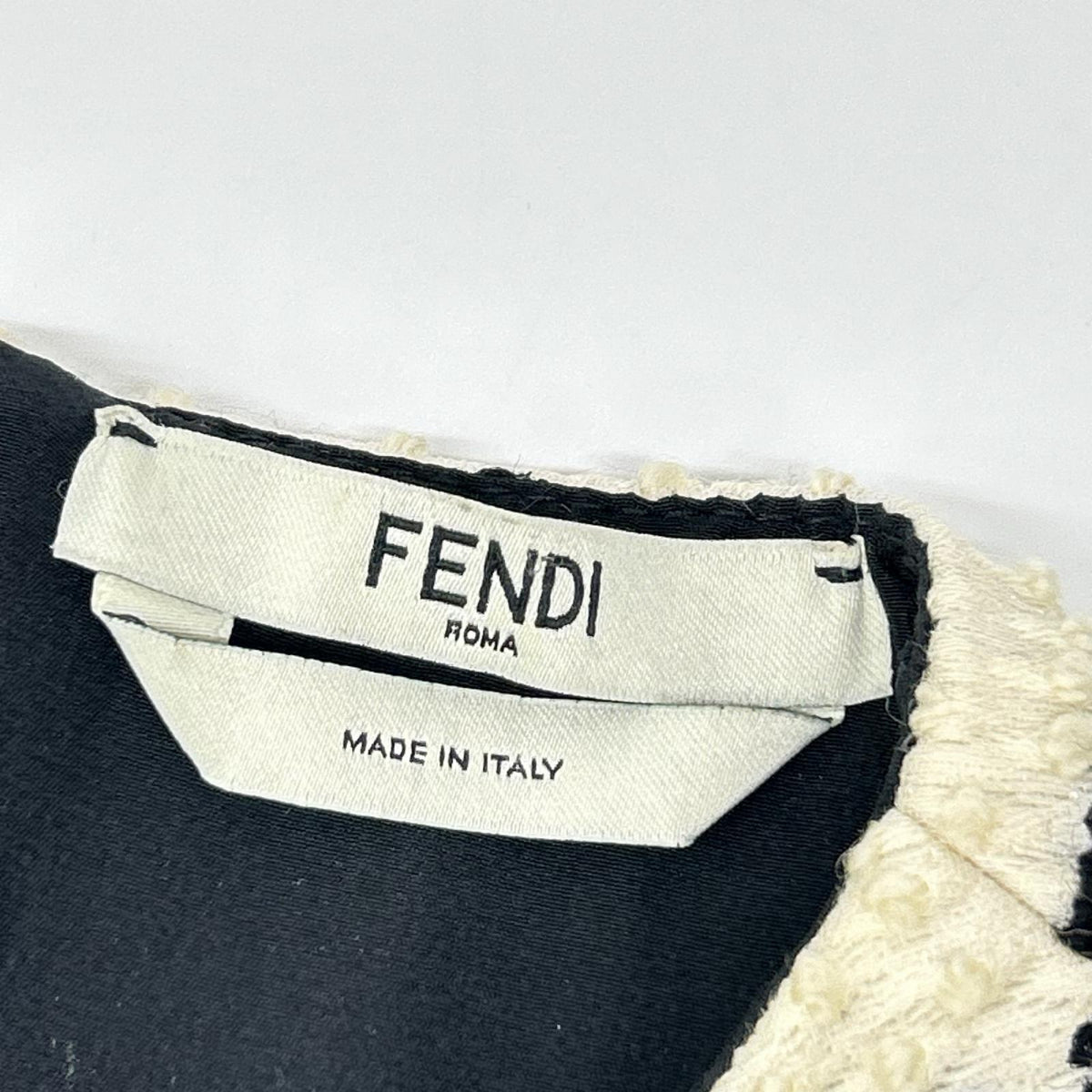 FENDI フェンディ FD8519 W42 ウール ノースリーブ ワンピース ワンピース