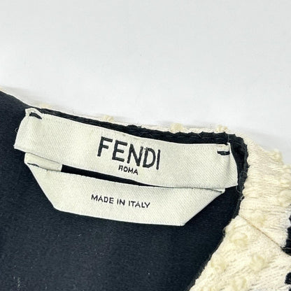 FENDI フェンディ FD8519 W42 ウール ノースリーブ ワンピース ワンピース