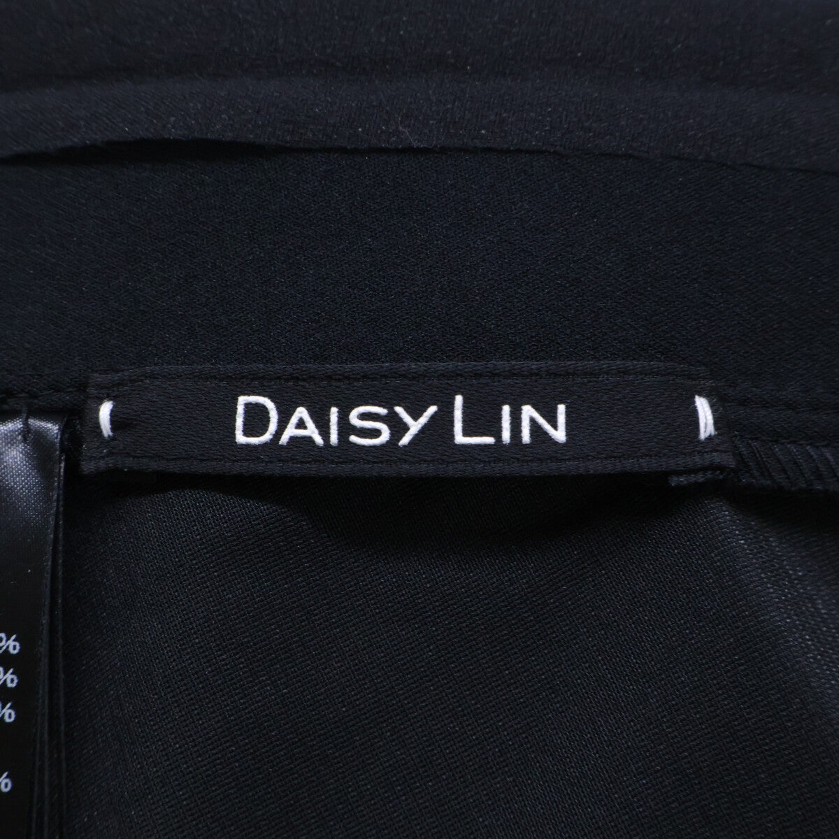 DAISY LIN デイジーリン 07498 ブラック Day & Night 2WAYベロアワンピース ワンピース