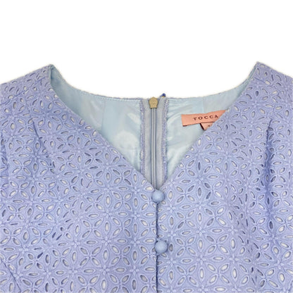 TOCCA トッカ 25SS OPTOGM0865 ブルー FLOWER OF ZELLIGE ワンピース ワンピース
