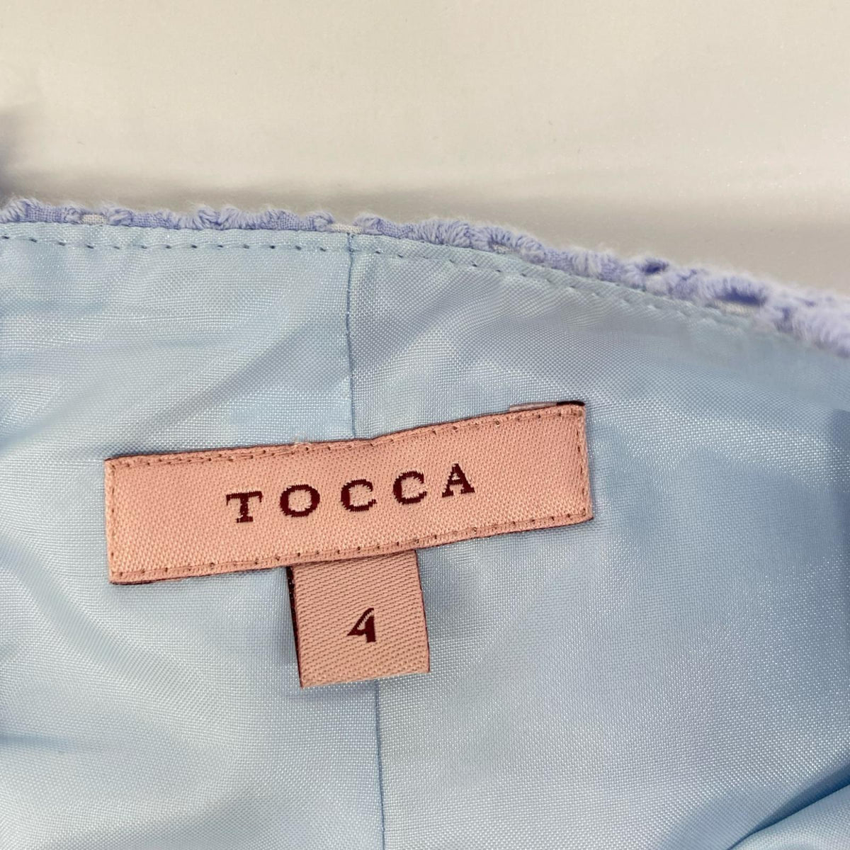 TOCCA トッカ 25SS OPTOGM0865 ブルー FLOWER OF ZELLIGE ワンピース ワンピース
