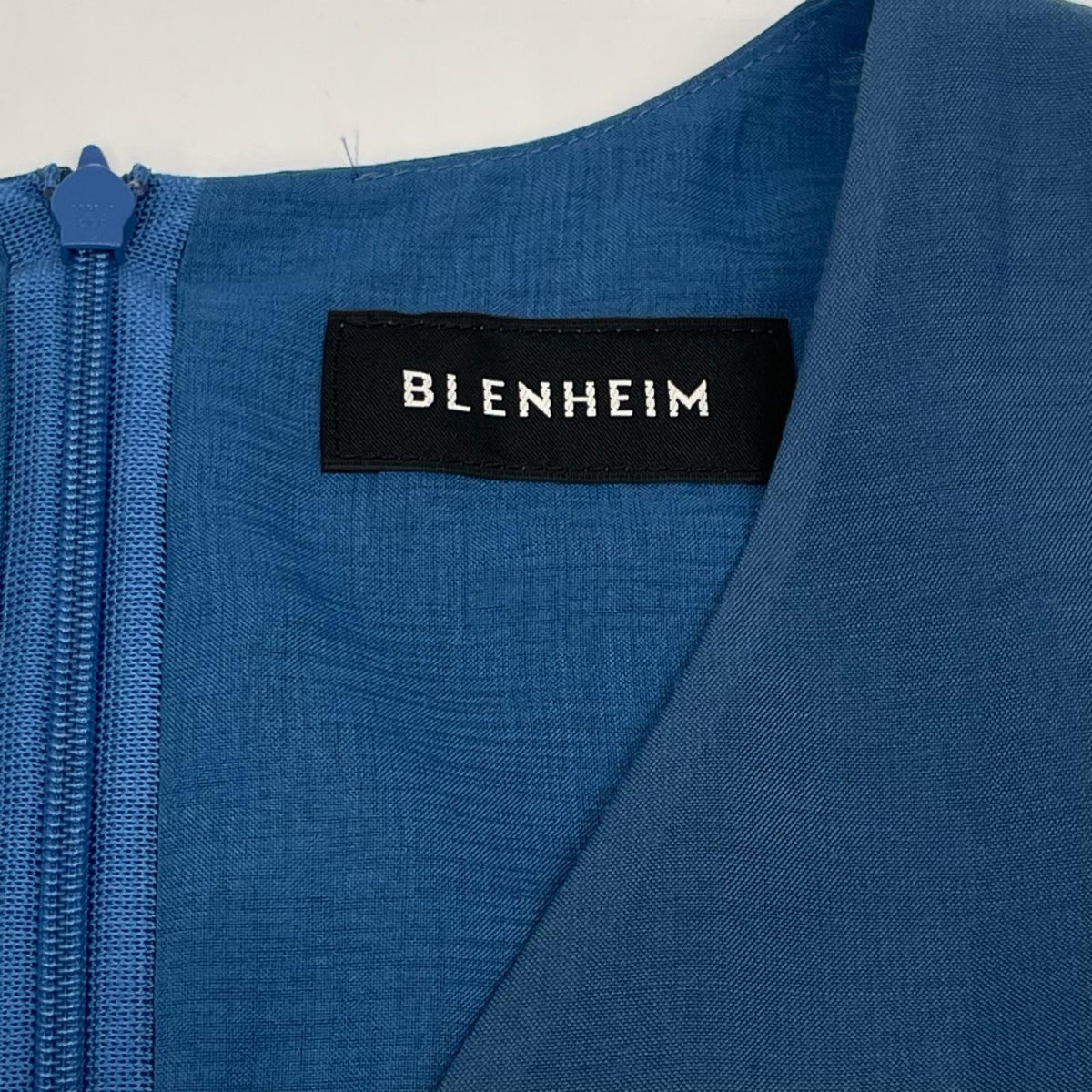 BLENHEIM ブレンヘイム 25年製 U945-010 ブルー ノースリーブ ワンピース ワンピース