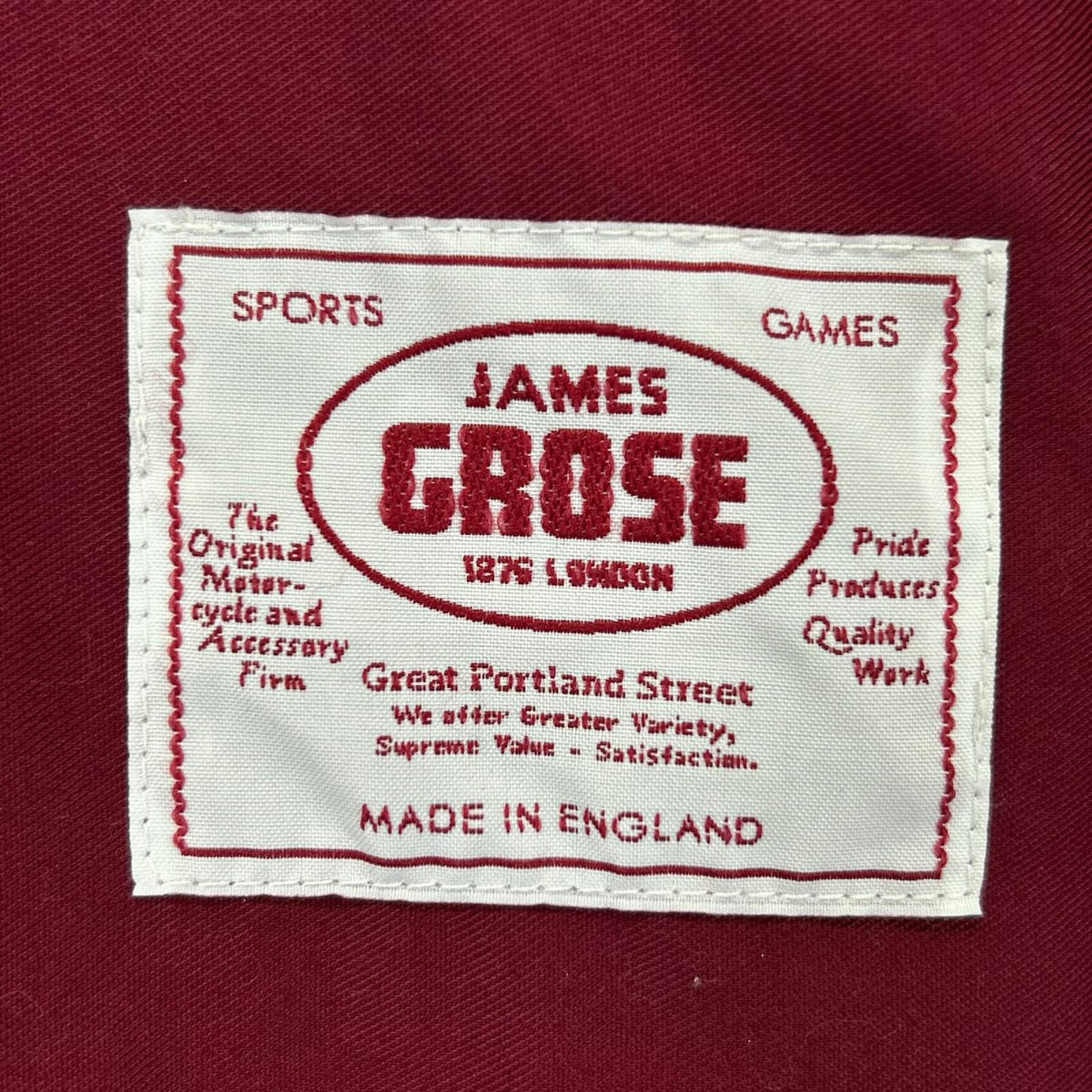 JAMES GROSE ジェームスグロース ブラック CLUBMAN COWライダースジャケット シングル 牛革 ジャケット