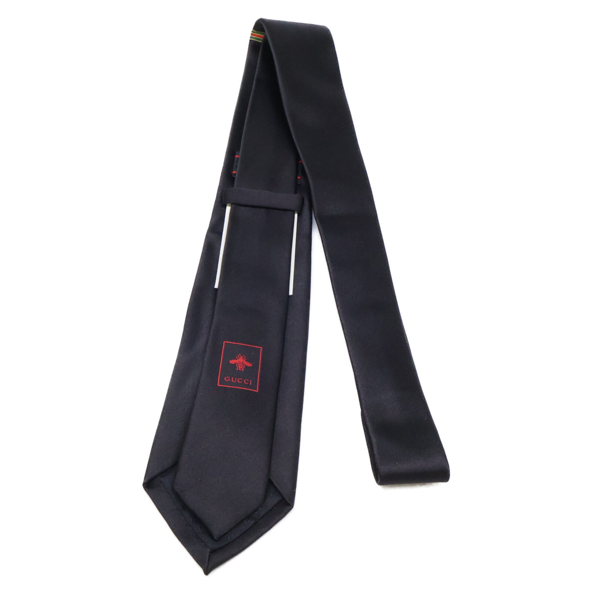 GUCCI グッチ 【美品】621511 4E009 シェリーライン インターロッキングG シルク ネクタイ