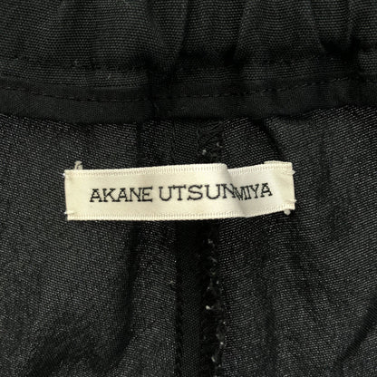 AKANE UTSUNOMIYA アカネ ウツノミヤ WA0-FP33-2008 ブラック 撥水イージーミリタリーパンツ ボトムス