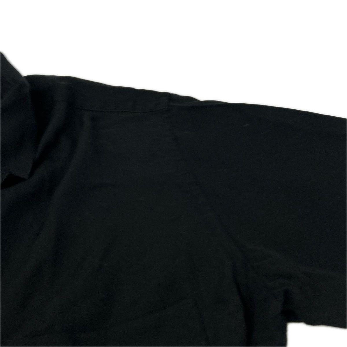 yohjiyamamoto ヨウジヤマモト PZ-B13-201 ブラック アレンジカラー半袖シャツ トップス