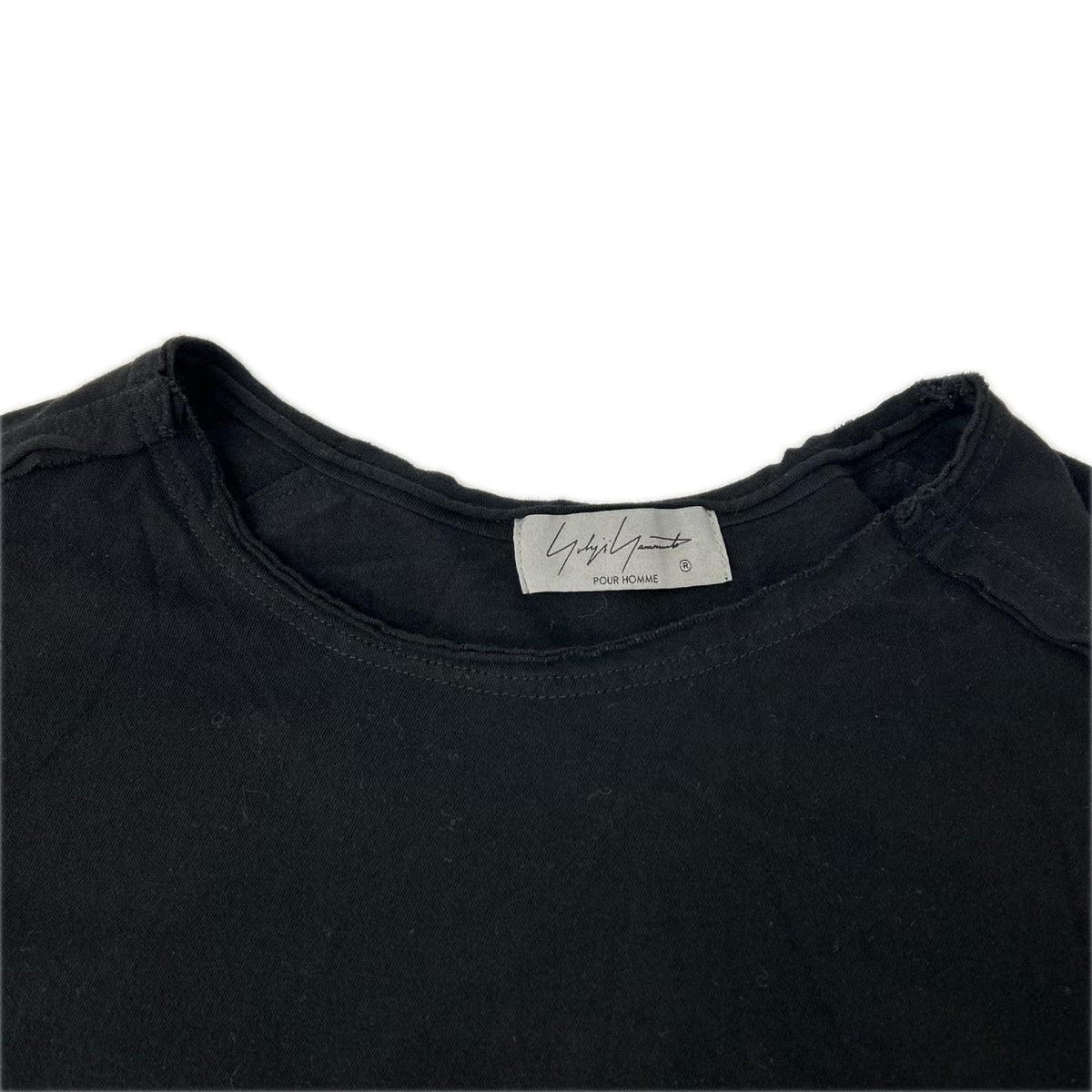 Yohji Yamamoto POUR HOMME ヨウジヤマモトプールオム HZ-T15-075 ブラック Tシャツ トップス