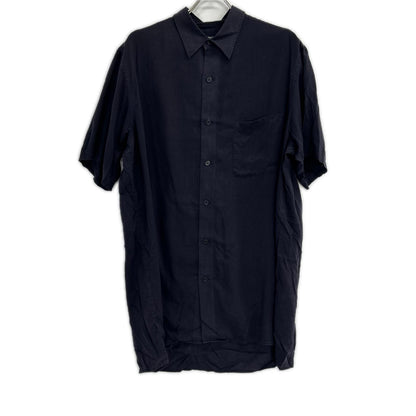 Yohji Yamamoto POUR HOMME ヨウジヤマモトプールオム HZ-B97-222 ネイビー 半袖シャツ トップス