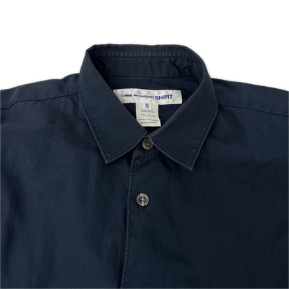 COMMEdesGARCONS SHIRT コムデギャルソンシャツ FO01B201 ネイビー FOREVER 長袖シャツ トップス