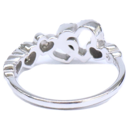 PonteVecchio ポンテヴェキオ K18WG 0.13ct ハートダイヤモンド リング 指輪