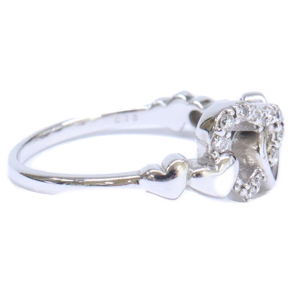 PonteVecchio ポンテヴェキオ K18WG 0.13ct ハートダイヤモンド リング 指輪