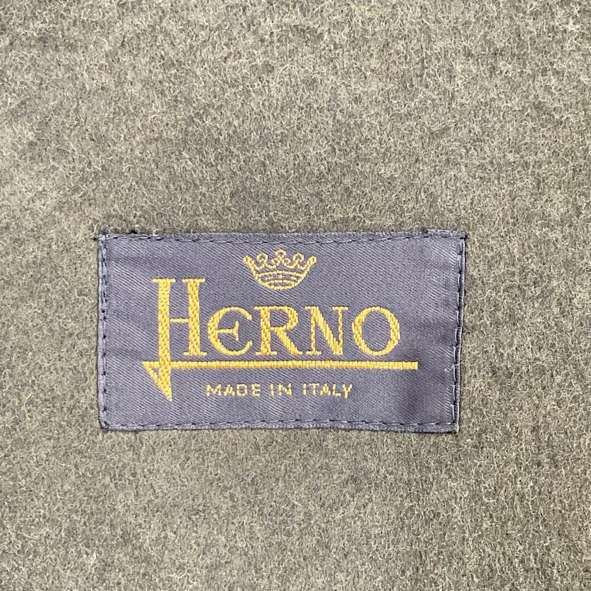 HERNO ヘルノ ブラック ウール ヴィンテージ コート コート