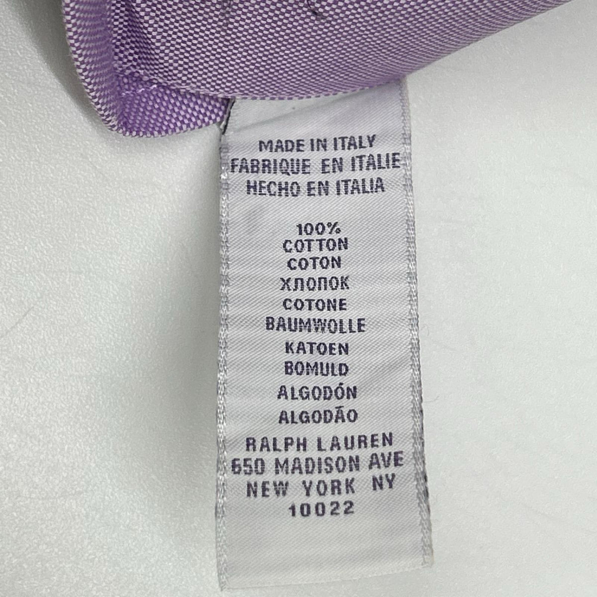 RalphLauren PURPLE LABEL ラルフローレン パープルレーベル パープル 長袖シャツ トップス