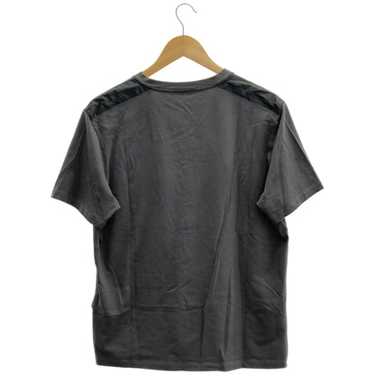 PRADA SPORT プラダスポーツ グレー SJM994 Vネック ナイロン切り替えTシャツ トップス