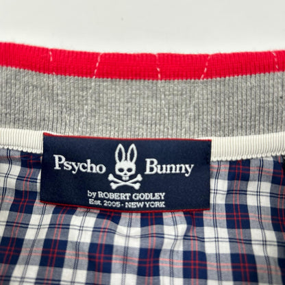 PsychoBunny サイコバニー グレー M4S49 トリコロールカラーポロシャツ トップス