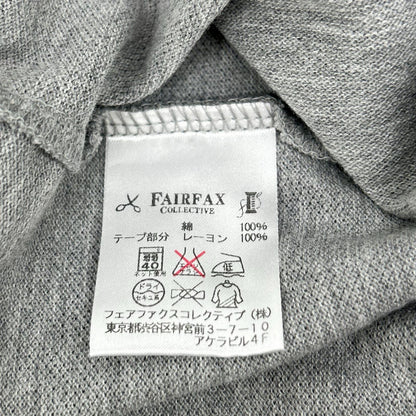 PsychoBunny サイコバニー グレー M4S49 トリコロールカラーポロシャツ トップス
