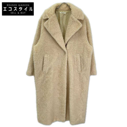 CASA FLINE カーサフライン ベージュ 1214307006 ボアウールロングコート コート