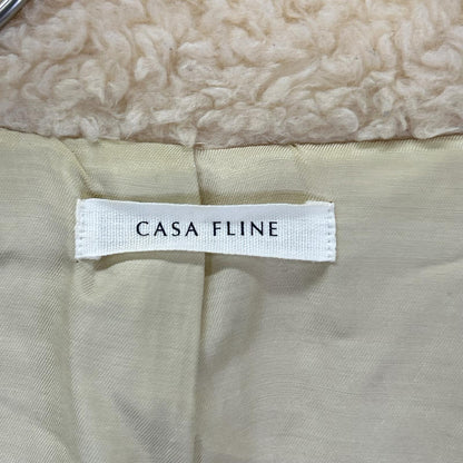 CASA FLINE カーサフライン ベージュ 1214307006 ボアウールロングコート コート