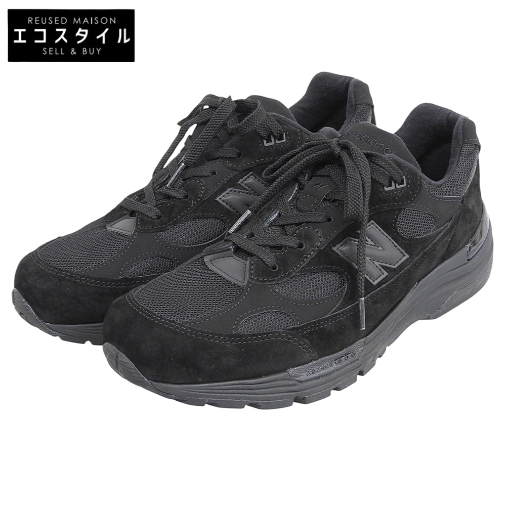 NEW BALANCE ニューバランス 新品同様 Made in USA 992 Core スニーカー シューズ メンズ 黒 ブラック 27.5cm U992TB シューズ