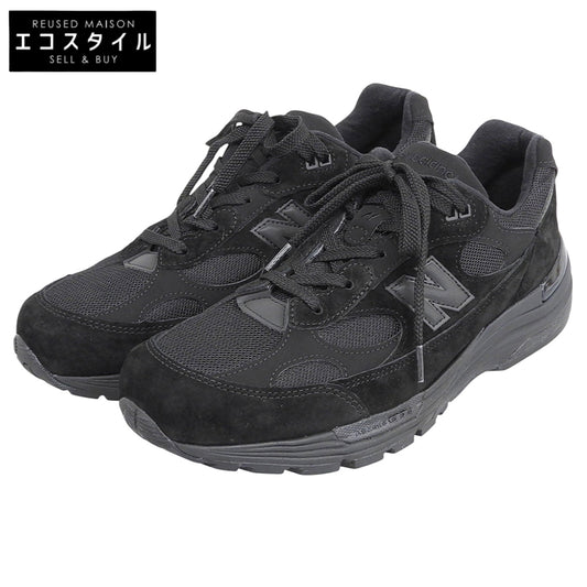 NEW BALANCE ニューバランス 新品同様 Made in USA 992 Core スニーカー シューズ メンズ 黒 ブラック 27.5cm U992TB シューズ