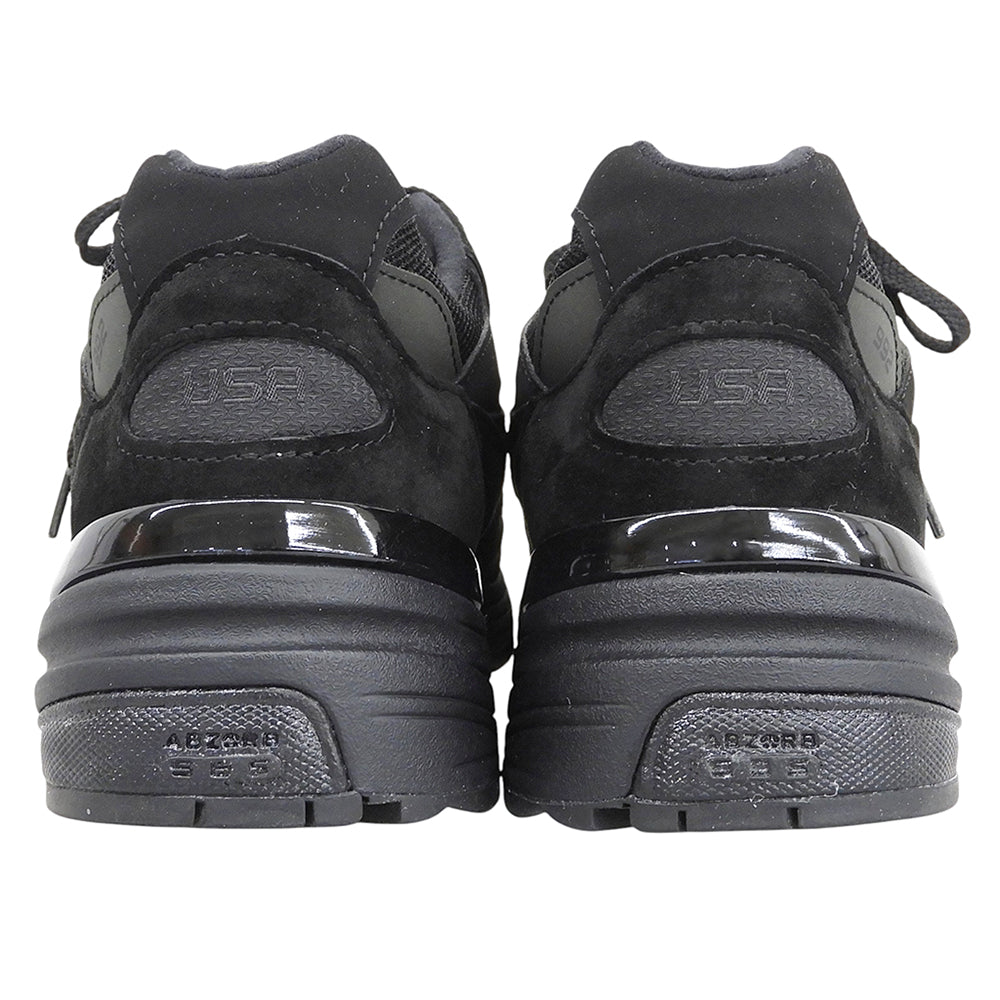 NEW BALANCE ニューバランス 新品同様 Made in USA 992 Core スニーカー シューズ メンズ 黒 ブラック 27.5cm U992TB シューズ