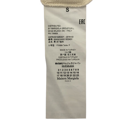 Maison margiela メゾンマルジェラ アイボリー S50GC0552 コットンTシャツ トップス