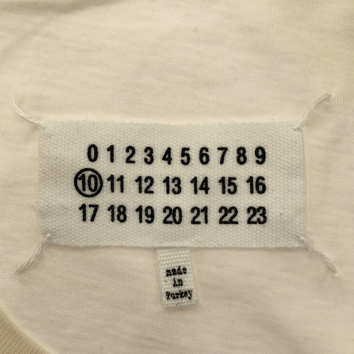 Maison margiela メゾンマルジェラ アイボリー S50GC0552 コットンTシャツ トップス