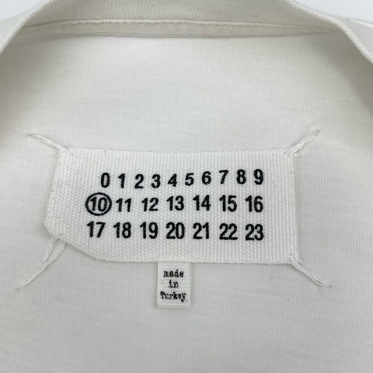 Maison margiela メゾンマルジェラ ホワイト S50GC0552 コットンTシャツ トップス