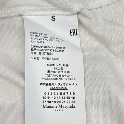 Maison margiela メゾンマルジェラ ホワイト S50GC0552 コットンTシャツ トップス
