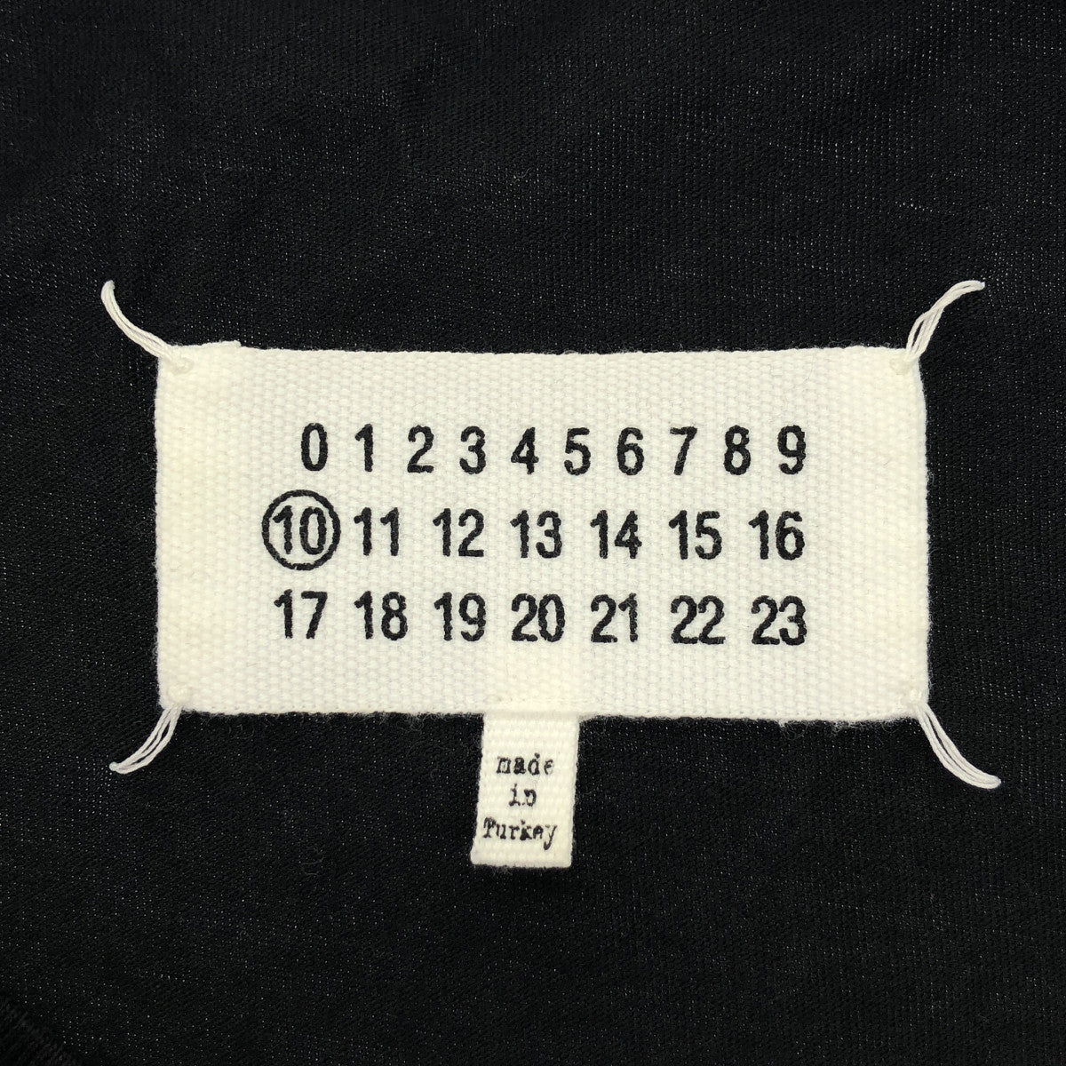 Maison margiela メゾンマルジェラ ブラック S50GC0525 10 BLANK CANVAS Tシャツ トップス