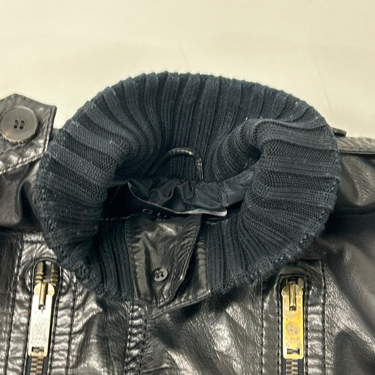 GUCCI グッチ ブラック 171472 マドンナ カウレザーボンバージャケット ジャケット