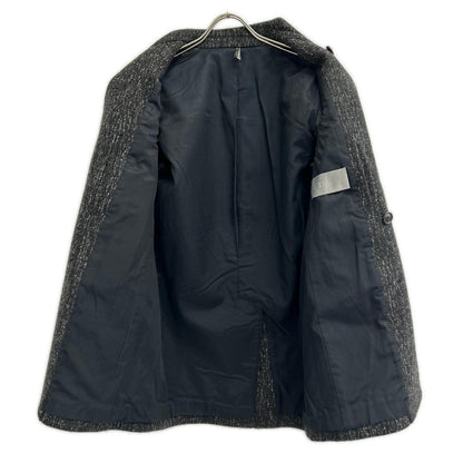 Dior HOMME ディオールオム クリスヴァンアッシュ期　グレー 233C418A2242 ツイード ダブルブレスト ピーコート コート