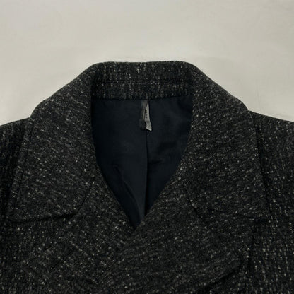 Dior HOMME ディオールオム クリスヴァンアッシュ期　グレー 233C418A2242 ツイード ダブルブレスト ピーコート コート