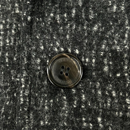 Dior HOMME ディオールオム クリスヴァンアッシュ期　グレー 233C418A2242 ツイード ダブルブレスト ピーコート コート